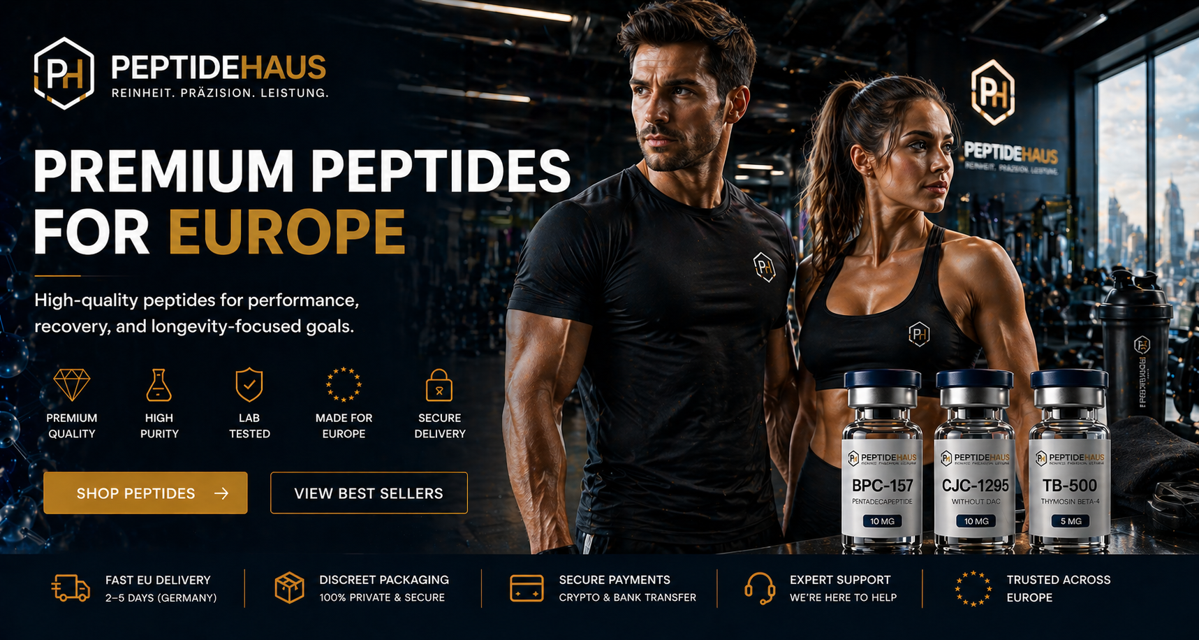 PeptideHaus premium peptide product information Europe