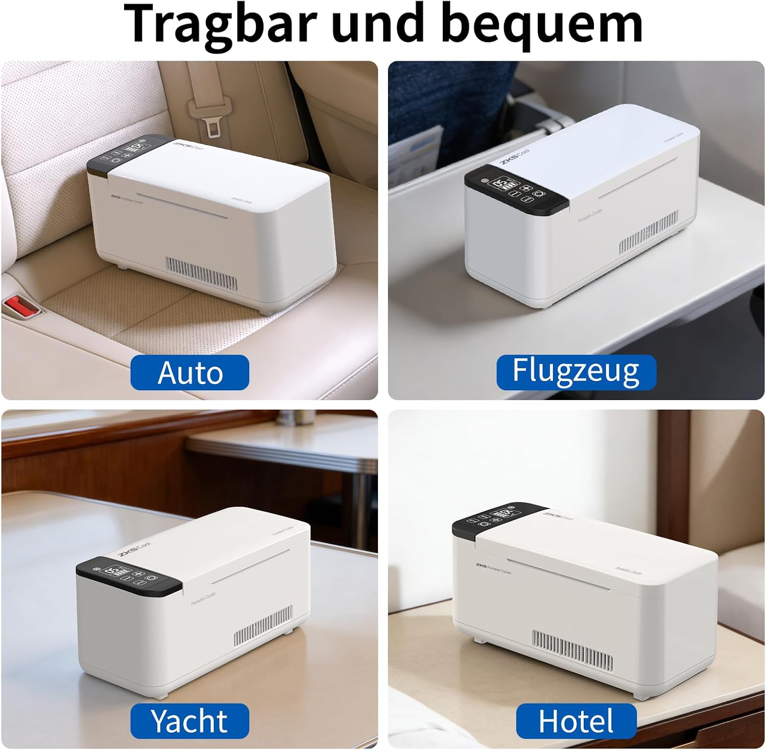 Portable Insulin Cooler Box, Intelligent Electric Mini Fridge for Travel