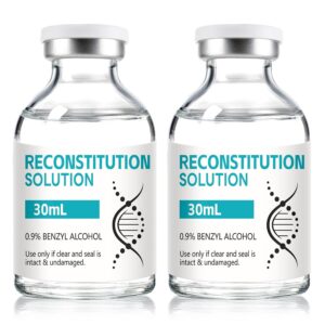 Tiezeeu 30ml Sealed Glass Sample Vials, Set of 2